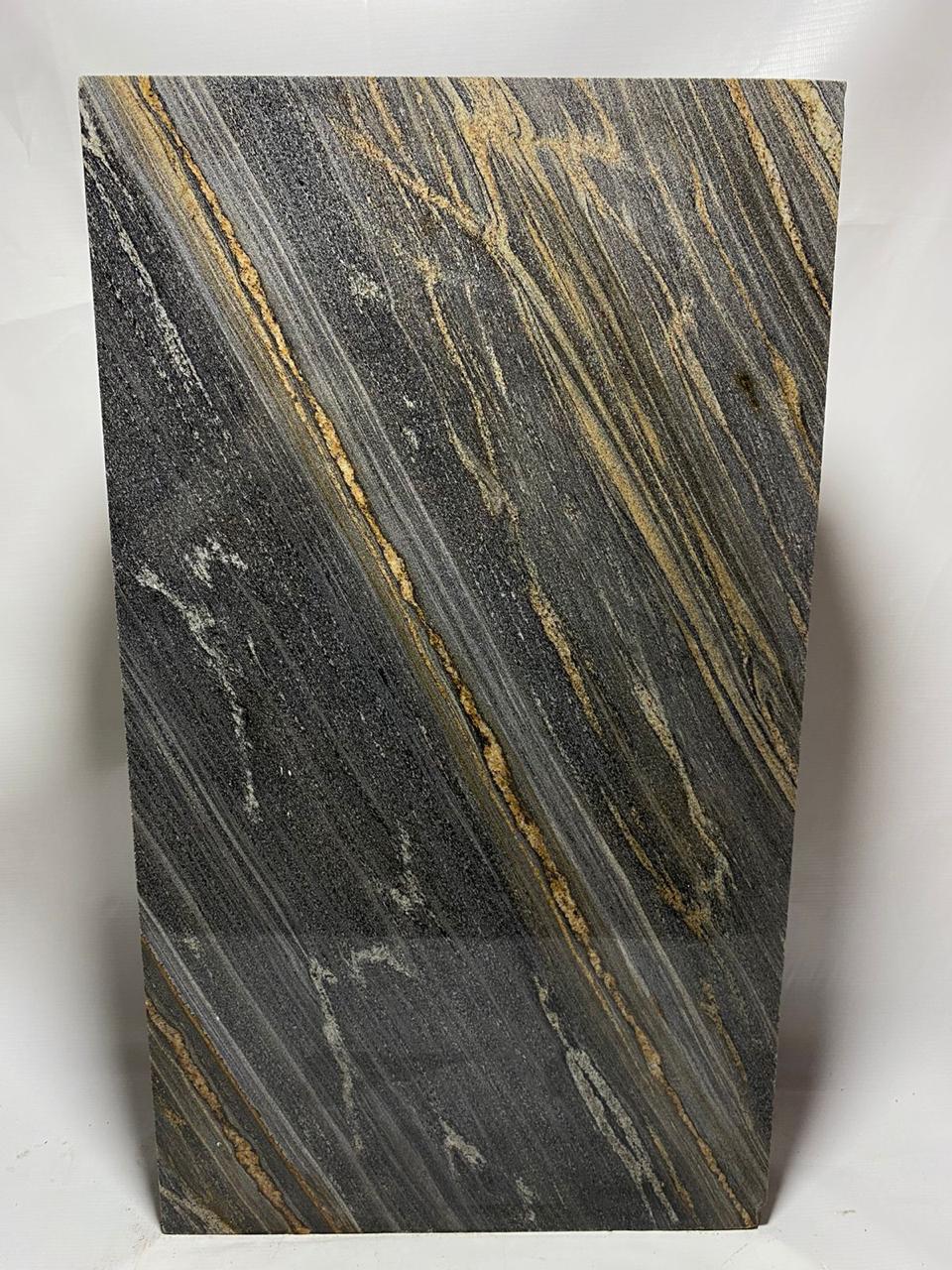 Midnight Gold Granite Memorial 28x16x3in - Custom Engraved